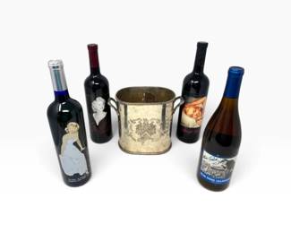 47 MarilynMonroeElvisPresleyWineBottlesVintageChampagneCooler