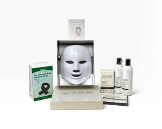 88 LEDBeautyMaskInfraredNeckHeatingWrapProcedeHairCareSet