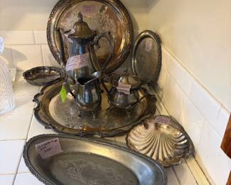 Lotsnof sterling and silver plated pieces