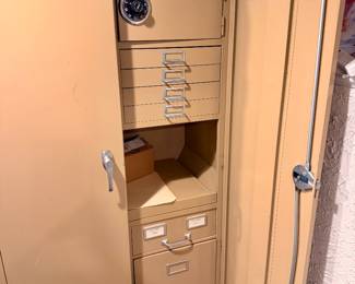 File Cabinet with Safe