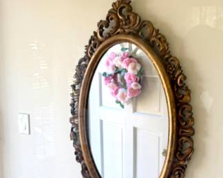 1960's Syroco Gold Borq. Mirror