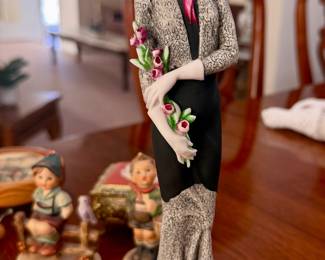 Giuseppe Armani "Lady With Flowers"