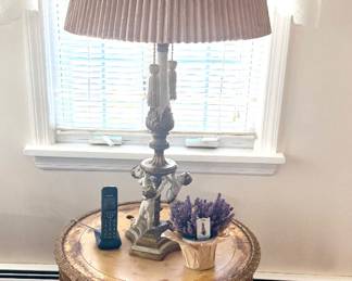 Hollywood Regency Cherub Lamp