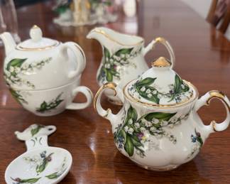 5 Pc. Staffordshire Tea Set