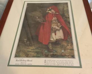 Jessie Wilcox smith Little Red Riding Hood Framed Print 