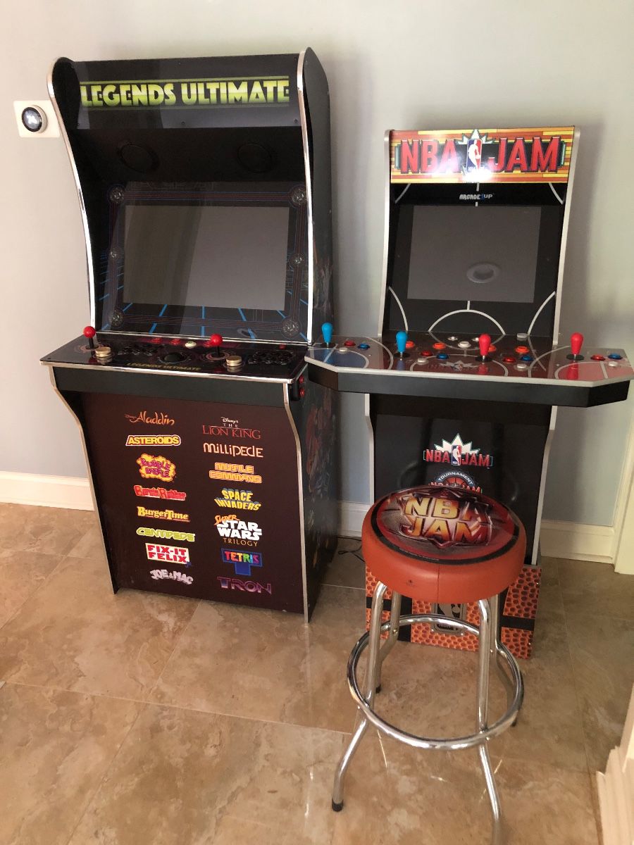 Legends Ultimate and NBA Jam Freestanding Arcade games