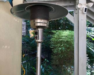 One of two commercial outdoor heaters