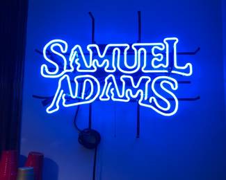 Samuel Adams Neon sign