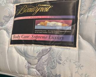 KING SIZE BEAUTYREST SUPREME LUXURY MATTRESS SET