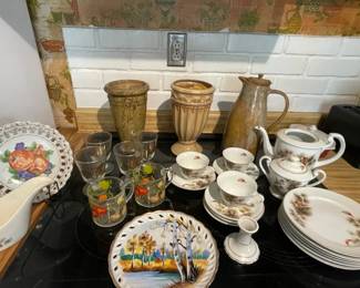 Fall Inspired Ceramic Vases, Tea Set  More
