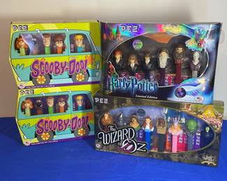 PEZ Collectors Series Wizard Of Oz, Harry Potter And Scooby Doo