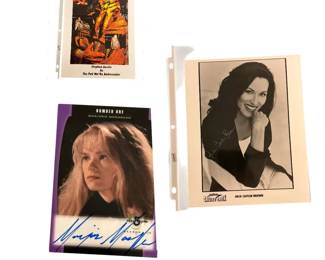 Star Trek Babylon 5 Assorted Autographed Publicity Photos
