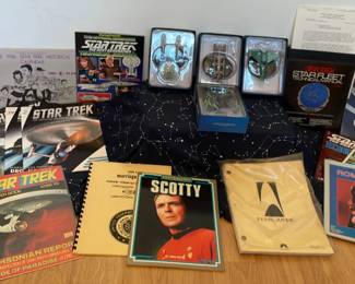 Star Trek Figurines, Poster Books, Technical Manuals, Magazines