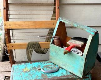 Rustic Wood Backpack, Vintage Tools And More