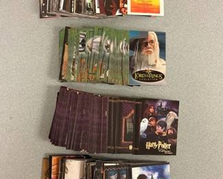 Harry Potter, Lord of the Rings, Gone With the Wind Trading Cards