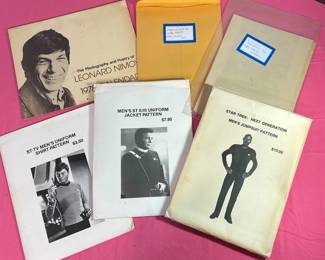 Vintage Star Trek Sewing Patterns And Nimoy 1978 Calendar