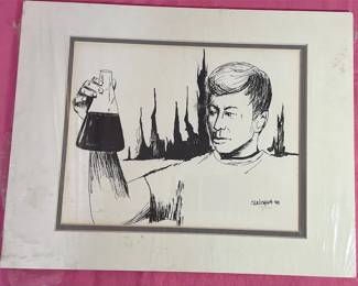 Star Trek Dr McCoy Numbered Sketch By SL Wickham