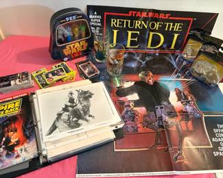 Star Wars, Empire Strikes Back Cups, Cards, Poster And Pez