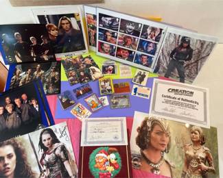 TV Trading Cards And Signed Photos
