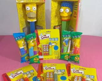 Simpson Giant, Regular And Key Chain PEZ Dispensers