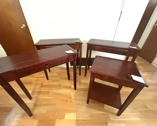 Cherry Wood Console Tables