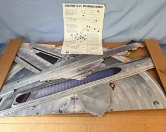 Star Trek USS Enterprise Mobile  cardboard display kit