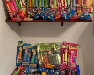 Smurfs  Pink Panther Pez Candy Dispenser Collection W Transformers, ET, And More As Well