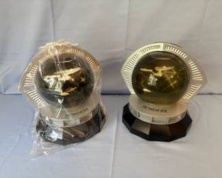 Two Star Trek Galaxy Globes  New in Original Packaging
