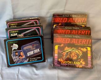 Star Trek Card Games Red Alert Starter Kits and Branded Playing Cards