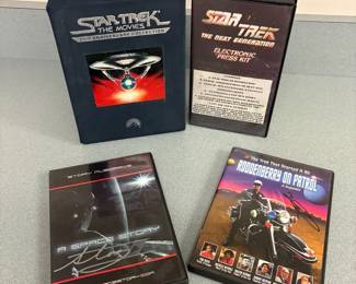 Star Trek VHS and DVD with autographs