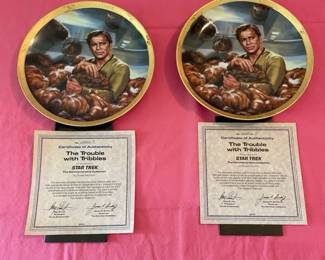 Star Trek 20th Anniversary Episode Plate Collection And Poster