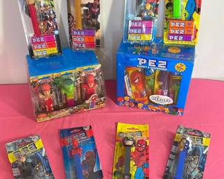 Marvel And DC Comic Heros PEZ Dispensers