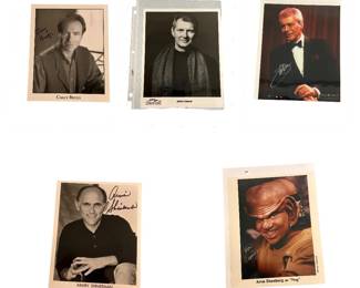Star Trek Deep Space Nine Assorted Autographed Publicity Photos