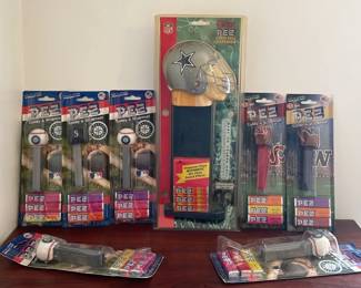 Sports PEZ Dispensers Seattle Mariners, Washington State, University Of Washington,  NFL Cowboys
