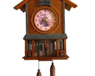 Bradford Exchange John Wayne Western Legend Cuckoo Clock