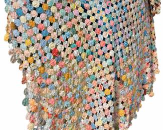 Yo-yo quilt