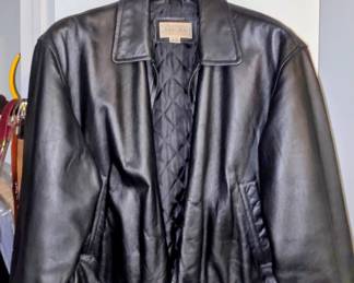 Leather jacket size XL