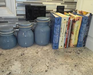 cannisters and cookbooks