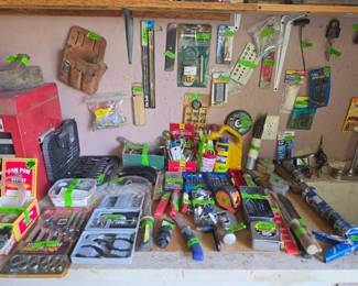Workshop tools and supplies
