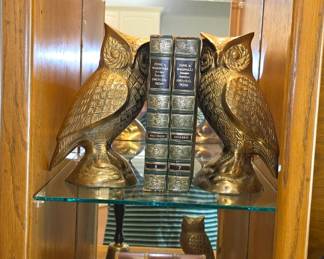 Brass owls