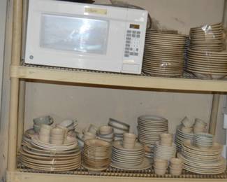Lots of Restaurant Dishes