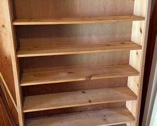 Homemade Wooden Bookshelf