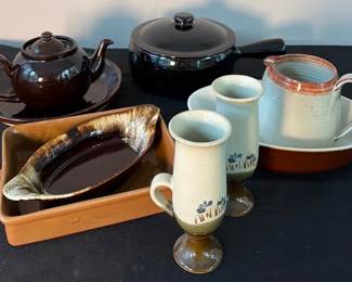 Vintage Brown Stoneware And More
