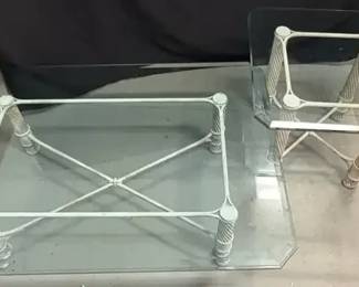vintage cerused twist pencil rattan table