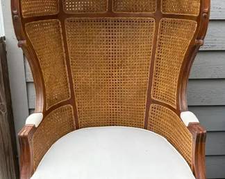 the Astoria Grand Bonifant Linen Balloon Chair