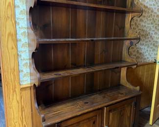 Vintage Wood Hutch
