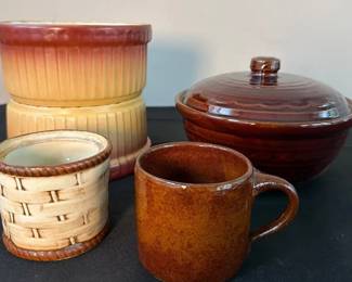 Vintage Marcrest Daisy Dot Brown Stoneware And More