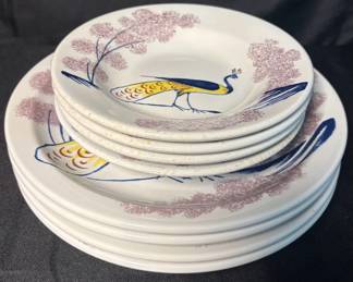 vintage Homer Laughlin ceramic dinnerware and Bowls