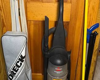 Oreck Vacuum, Bissell Power, Force, Helix Vacuum A Broom Two Dust Pans