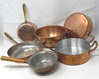 Centuria Baumlin French Copper Pans, Italian Copper Frying Pans And More